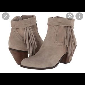 Sam Edelman taupe booties
